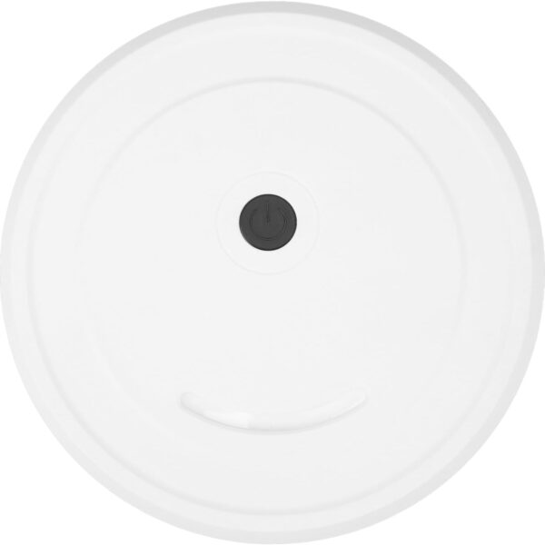 Robot Vacuum Cleaner, Strong Suction Automatic Obstacle Avoidance Intelligent Sweeping Robot Noiseless with Mops for Hard Floor (White)