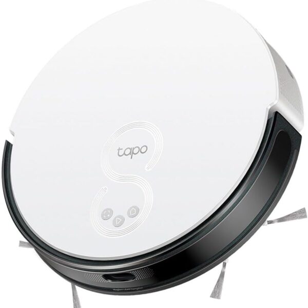 TP-Link Tapo Ultra Thin LiDAR Navigation Equipped 2-in-1 Robot Vacuum Cleaner, 2700 Pa, Powerful Suction, Water Wipe, High Precision Mapping, Prohibited Areas, Quiet Design, Remote Control, Automatic