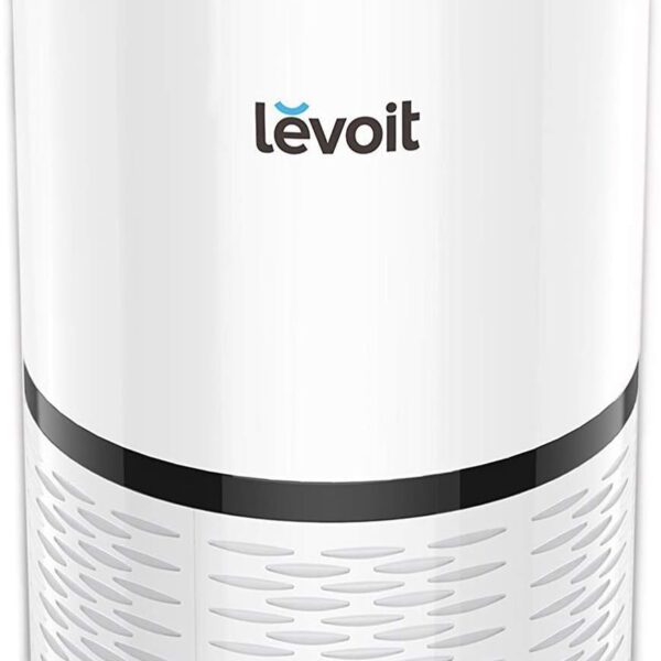 LEVOIT Air Purifiers for Home, High Efficient Filter for Smoke, Dust and Pollen in Bedroom, Filtration System Odor Eliminators for Office with Optional Night Light, LV-H132 1 Pack, White