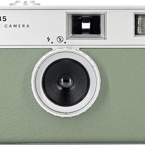 KODAK EKTAR H35 Half Frame Film Camera, 35mm, Reusable, Focus-Free, Lightweight, Easy-to-Use (Single, Sage)