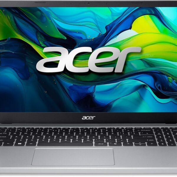 Acer Aspire Go 15 AI Ready Laptop | 15.6" Full HD (1920 x 1080) IPS Display | Intel Core 3 Processor N355 | Intel Graphics | 8GB DDR5 | 128GB UFS | Wi-Fi 6 | Windows 11 Home in S Mode | AG15-32P-39R2