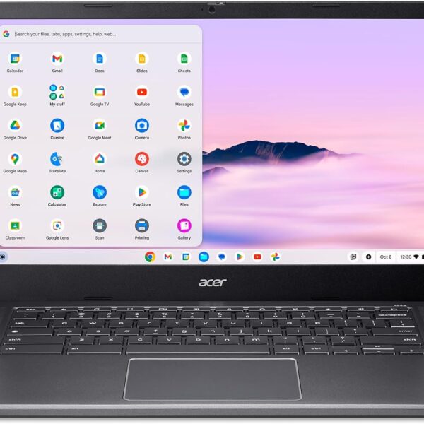 acer Chromebook Plus 514 Laptop with Google AI  ?14" Full HD 1920 x 1080 IPS Touch Display | Intel Core i3-N305 | 8GB LPDDR5 | 128GB SSD | Wi-Fi 6E | FHD Camera | Chrome OS | CB514-4HT-375Z
