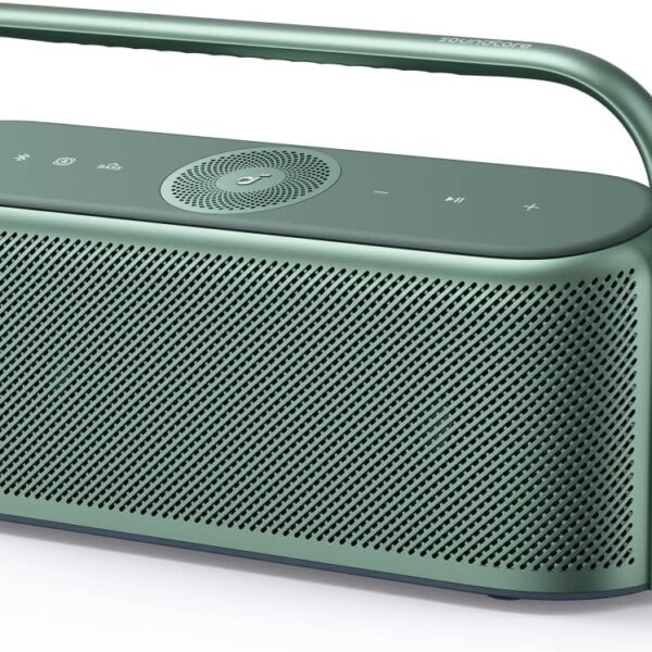 Soundcore Motion X600 by Anker Portable Bluetooth Speaker, Hi-Res Spatial Audio with Wireless 50W Sound, IPX7 Waterproof, Pro EQ, AUX-in, Speaker for Home, Office, Backyard and Bathroom Use (Green)