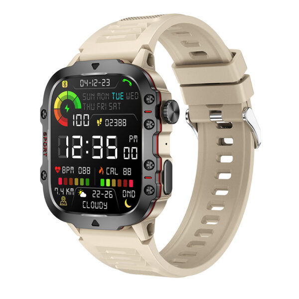 Factory Direct QX11 Smartwatch - Outdoor Tri-Proof Edition with Heart Rate/SpO₂ Monitoring, Bluetooth Calling & Waterproof Design